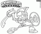 Skylander Chop Chop, trudne wojownika z mieczem i tarczą. Nieumarli Skylanders