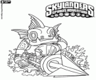 Skylander Gill Grunt, stworzenie, które nigdy nie pozwala uciec jego zdobycz. Woda Skylanders