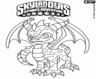 Skylander Spyro, smok jest potężny przeciwnik, który potrafi latać i strzelać ogniem z ust. Magia Skylanders
