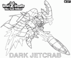 Dark Jetcrab. Invizimals Zaginione Plemiona. Szalone i nierozumne istoty, które chcą być zasilany przez astronautów małe rakiety