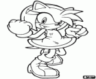 Amy Rose, samica etiopski deklarowanego dziewczyną Sonic