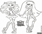 Clawdeen i Cleo są przyjaciółmi i rywali na Monster High