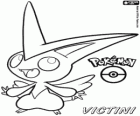 Victini, legendarny Pokémonów, który przyciąga zwycięstwo na jego trener