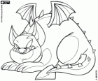Skeith, skrzydlaty smok z Neopets