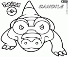 Sandile lub Meguroko, Krokodyl pokémon wpisz ziemne i mroczne. Sandile rozwija się Krokorok i Krookodile