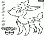 Deerling, Shikijika w języku japońskim. Pokémon sezonowych, jego kolor zmienia się w zależności od sezonu. Rozwija się do Sawsbuck