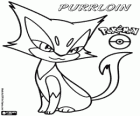 Purrloin, Choroneko w języku japońskim, kotów Pokémonów, który rozwija się w Liepard