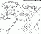 InuYasha i Miroku, buddyjski mnich