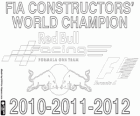 Red Bull Racing trzykrotnie Mistrz konstruktorów FIA Świata 2010, 2011 i 2012