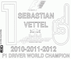 Sebastian Vettel, F1 kierowca trzykrotny mistrz świata w 2010, 2011 oraz 2012