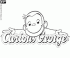 Oryginalne logo Curious George w języku angielskim, Ciekawski George