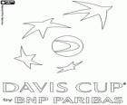 Puchar Davisa logo sponsora BNP Paribas