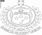Logo drużyny narodowej rugby Samoa, Manu Samoa. Godło, Krzyż Południa