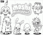 Puzzle z potworów z Moshi Monsters