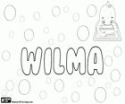 Wilma, imię pochodzenia germańskiego. Krótka forma Wilhelmina