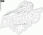 Logo Montreal Impact, zespół piłkarski z prowincji Quebec, w Kanadzie