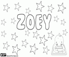 Zoey, nazwa pochodzenia greckiego. Wariant Zoe, jego znaczenie jest życie