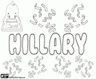 Hillary, nazwa pochodzenia greckiego. Wariant Hilary. Pochodzi od greckiego Hilaros