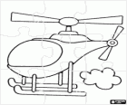 Puzzle mały helikopter