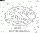 Bayern Monachium, mistrzem w piłce nożnej Niemcy Bundesliga 2013-2014