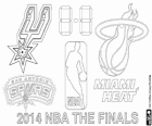 2014 NBA Finals. San Antonio Spurs vs Miami Heat