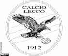 Emblemat Calcio Lecco 1912, włoski klub piłkarski z Lecco, w Lombardii