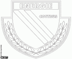 Logo FC Energie Cottbus, klub piłkarski z miasta Cottbus, w kraju związkowym Brandenburgia