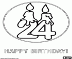 Wszystkiego najlepszego z okazji urodzin! Aby uczcić swoje dwadzieścia cztery lata