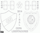 Klubu Nacional Paragwaj vs San Lorenzo de Almagro Argentyna. Finał Copa Libertadores 2014