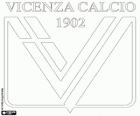 Odznaka Vicenza Calcio. Klub piłkarski z miasta Vicenza, Veneto