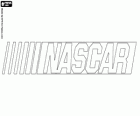 Logo NASCAR, konkursie najważniejsze na świecie z fabryki samochodów