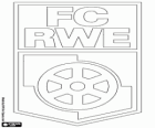 Logo FC Rot-Weiß Erfurt, w piłce nożnej w Erfurt, miasta Turyngii
