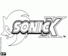 Logo Sonic X, serie anime TV w oparciu o gry wideo Sonic The Hedgehog