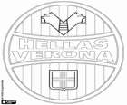 Logo Hellas Werona. Verona, miasto Włoch w piłce nożnej