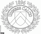 Logo Udinese Calcio. Drużyna piłki nożnej z Udine, miasto z Friuli-Wenecja Julijska