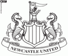 Logo z Newcastle United FC. Klub piłkarski z siedzibą w Newcastle upon Tyne. Również znany jako The Magpies, The Toon i Geordies