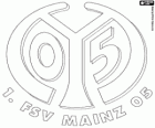 Odznaka 1. FSV Mainz 05. Klub sportowy z miasta Moguncja, Nadrenia-Palatynat