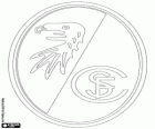 Logo SC Freiburg. Klub sportowy z Fryburg Bryzgowijski, miasta Badenii - Wirtembergii