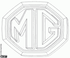 MG logo, Morris Garages, brytyjski samochód marki