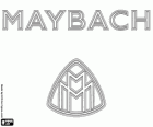 Logo Maybach, super luksusowy samochód marki z Niemiec
