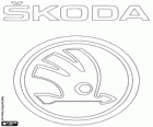 Logo Škoda Auto, samochód marki Republiki Czeskiej