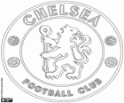 Odznaka Chelsea F.C.. Klub piłkarski z Fulham, Londyn. Również znany jako niebieski, The Blues