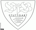 Godło VfB Stuttgart. Klub sportowy z miasta Stuttgart, w Badenii-Wirtembergii
