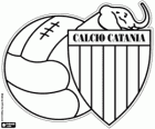 Logo Catania Calcio. Klub piłkarski z miasta Katania w regionie Sycylia