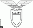 Znaczek SS Lazio. Klub sportowy z siedzibą w Rzymie, stolicy Lazio