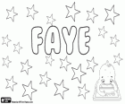 Faye, wariant nazwy Fay i Faith