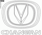 Logo grupy Changan, Chang'an samochodowe, chińska firma, producent samochodów
