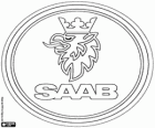 Saab logo, szwedzka marka samochodów