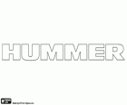 Logo Hummer, samochody terenowy marki w Stanach Zjednoczonych