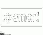 Logo Smart, niemiecka Marka małych samochodów